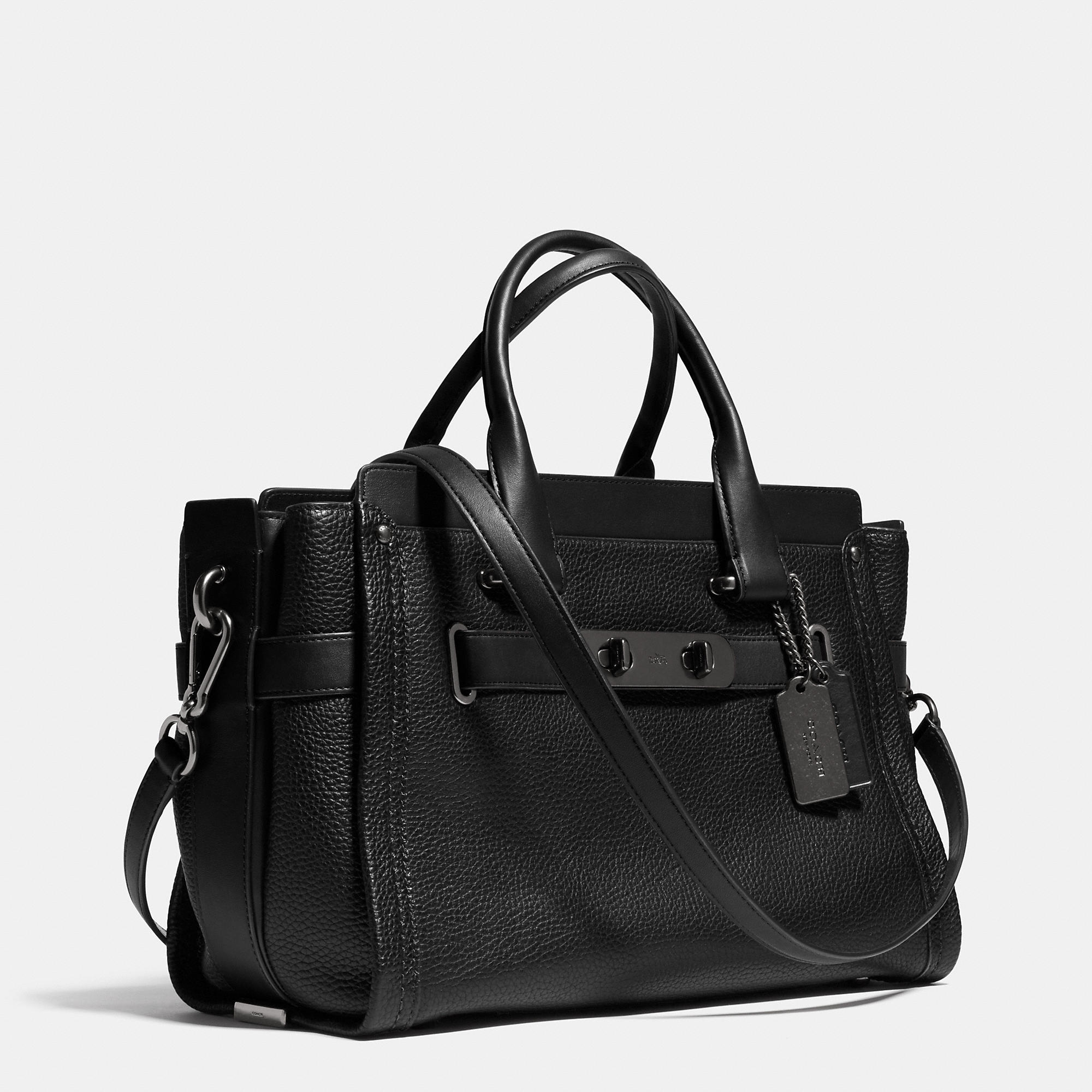 Causual Coach Swagger Carryall In Pebble Leather | Women